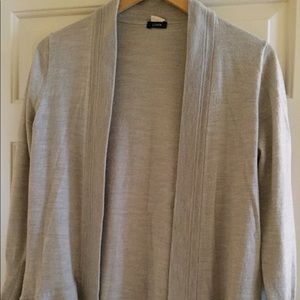 J Crew ruffled cardigan